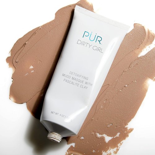 PÜR MINERALS Dirty Girl Detoxifying Mudd Masque - Exfoliates & Improves Skin Texture | Cruelty-Free, Paraben-Free