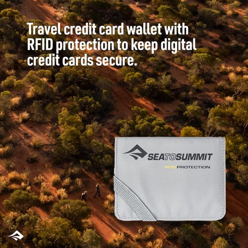 Sea to Summit RFID Card Holder - Lightweight Travel Accessory in Beluga Grey