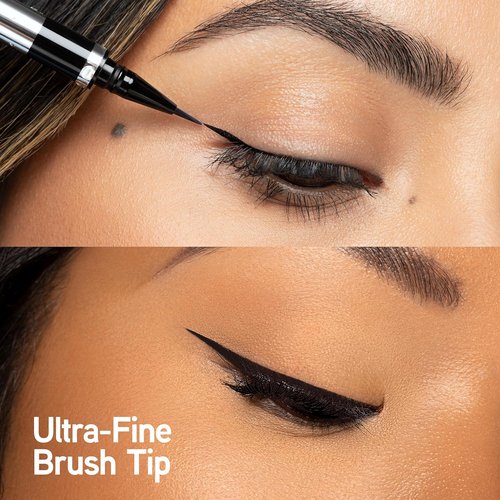 Physicians Formula Eye Booster Liquid Eyeliner - Waterproof Precision, Lash-Boosting Complex, Ultra Black, Vegan & Cruelty-Free