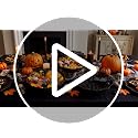 Halloween Candy Bowl Set – Woven Rattan Spider Web Dish for Treats & Decor