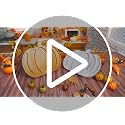 Walnut Pumpkin Charcuterie Board Wooden Fall Serving Platter Tray for Snacks and Cheese