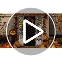 Halloween Ghost Dog Banner Door Wall Hanging Party Decorations - Hey Boo