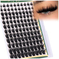 Manga Lash Clusters Spikes Lash Extension Wispy Cluster Eyelash Extensions D-curly Volume DIY Lash Extension Anime Eyelash Clusters 10-18MM Spiky Individual Lashes by Newcally