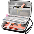 ALKOO Nail Drill Kit Case, Acrylic Nail Drill Bits Holder Container, Electric Nail Drill Kit Organizer Storage Bag Only