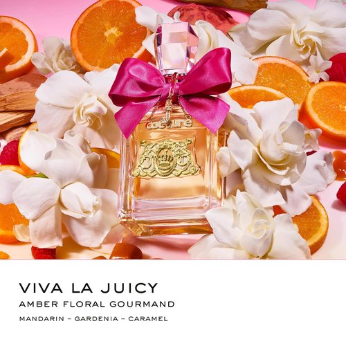Juicy Couture Viva La Juicy Eau De Parfum - Floral & Sweet Women's Perfume with Mandarin & Gardenia, 3.4 oz