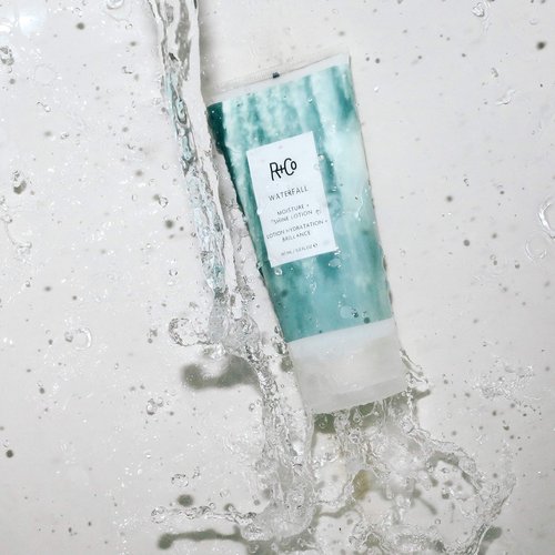 R+Co Waterfall Moisture and Shine Lotion | Lightweight Hair Hydration + Softness | Vegan + Cruelty-Free | 5 Fl Oz