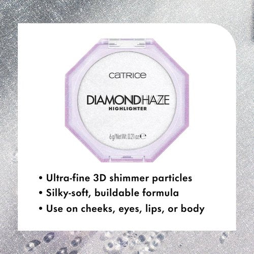 Catrice Diamond Haze Highlighter - 3D Shimmer Effect for Face & Body | Silky, Buildable Glow | Vegan & Cruelty-Free