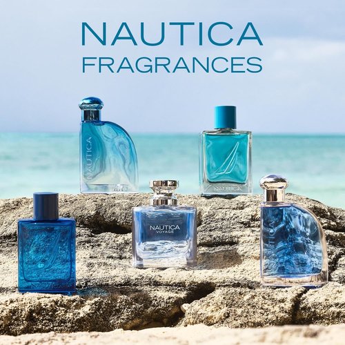 Nautica Pure Blue Body Spray - Long-Lasting Men's Fragrance with Eucalyptus, Leather & Vanilla | 6 fl oz
