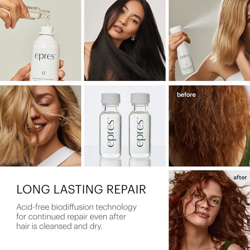 Epres Bond Repair Treatment Refill - 2 x 15ml | Revolutionary Bonding Treatment for Softer, Stronger Hair