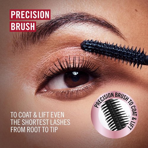 Rimmel Wonder'Bond Mascara - Volumizing Bonding Serum with Biotin | 001 Black, Smudge-Proof, 0.39oz