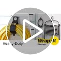 Heavy-Duty Wrap-It Storage Straps - Assorted 6-Pack, Black Tie Cords