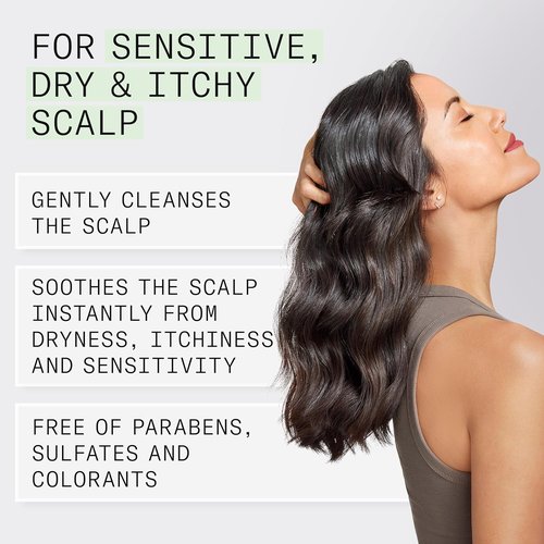 Nioxin Scalp Relief Cleansing Shampoo - Soothes & Hydrates Sensitive Scalps | Aloe Vera & Vitamin E Infused