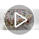 Halloween Round Tablecloth 60 Inch Polyester Washable Home Decor - Halloween / 60 Inch Round