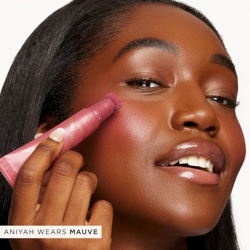 Tarte Blush Tape Satin Liquid Blush - Blendable, Buildable Formula with Mineral Pigments & Mango Butter, Vegan