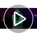 Halloween Animatronic Tombstone with Skull & Green LED Lights, Sound & Motion Activated - Green Variation
