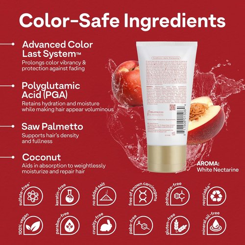 Colorproof Volume Conditioner - Sulfate-Free Formula with White Nectarine Scent for Women