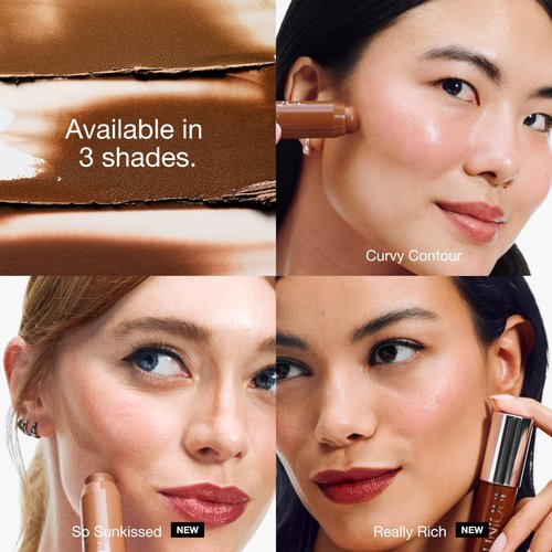 Clinique Chubby Stick Sculpting Contour For All Skin Types | Cream Formula | Buildable Dimension | Natural Matte Finish, Really Rich