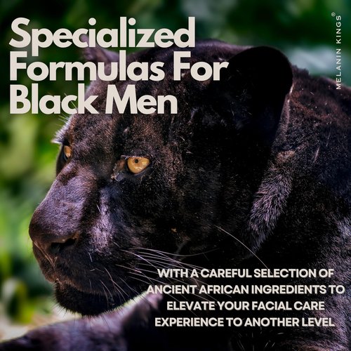 Melanin Kings Beard Balm for Black Men | 3 oz | Ancient African Ingredients | Specialized formula for black men s Kenyan Sandalwood Scent