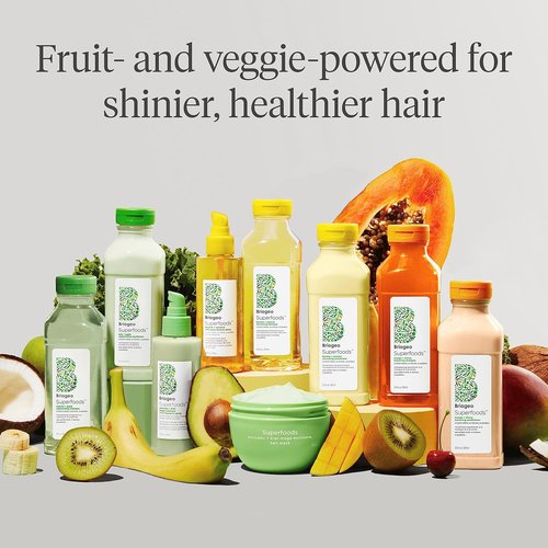 Briogeo Superfoods Banana + Coconut Hair Pack - Hydrating Moisture for Dull, Dry Hair | 2 x 12.5 fl oz