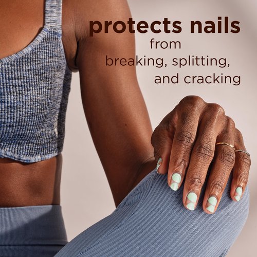 Sally Hansen Color Therapy Nail Polish | Biotin, Argan Oil, Long Lasting, Healthy Nails, Nail Strengthener, Semi-Opaque | 127 No Hesitations | Light Pink Nail Color