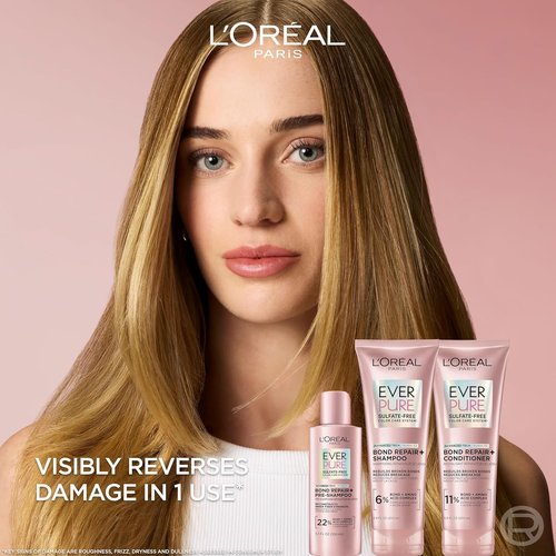 L'Oreal Paris Bond Repair+ Conditioner - Sulfate Free Formula with Amino Acid Complex | 6.8 Fl Oz