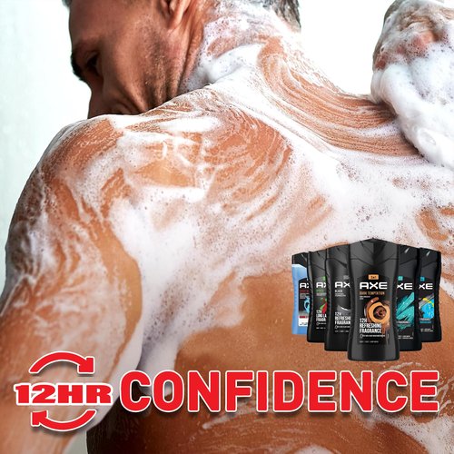 AXE Men's Body Wash Variety Set, 6 Pack, Assorted Scents, 3-in-1 Body, Face and Hair Wash, 8.5 Oz. Each
