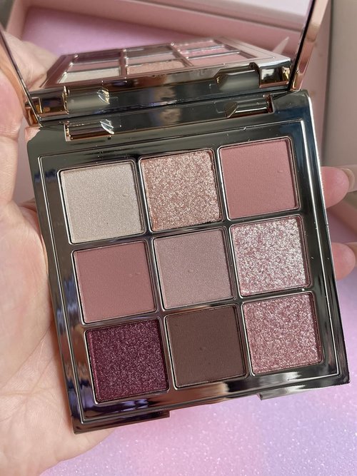 Skiennix 9-Color Eyeshadow Palette - Matte, Shimmer & Glitter | Highly Pigmented, Waterproof Makeup
