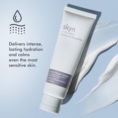 Skyn Iceland Arctic RePair Cream for Face & Body Intense Lasting Hydration for Dry Sensitive Skin with Arctic Algae Oatmeal & Gooseberry 2 Fl Oz