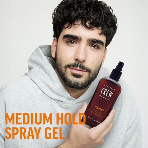 American Crew Men's Hair Spray - Medium Hold Formula | 8.45 Fl Oz for All-Day Style