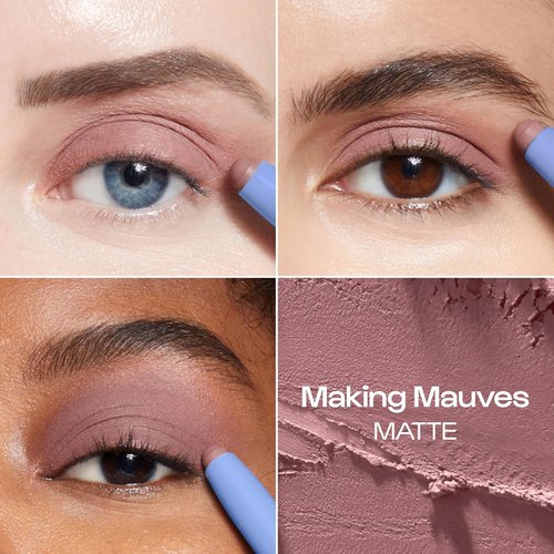ALLEYOOP 11th Hour Waterproof Cream Eyeshadow Stick - Long-Lasting Smudge-Proof Pencil in Mauve Matte