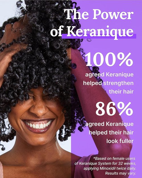 Keranique Follicle Booster - Keratin-Enriched Hair Stimulator Spray for Thicker, Fuller Hair