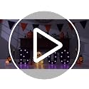 Indoor Halloween LED Marquee Lights Sign with Ghost and BOO Letters