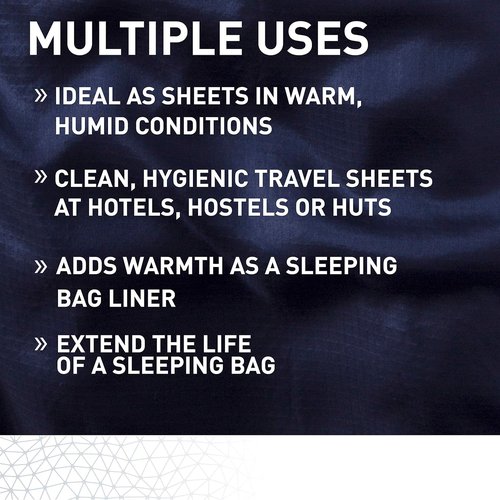 Sea to Summit Coolmax Sleeping Bag Liner - Lightweight Travel Bedding for Comfort & Warmth