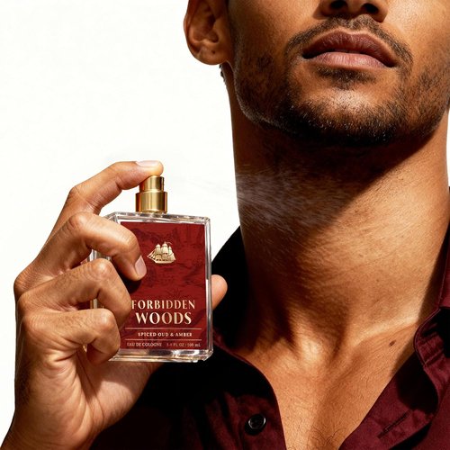 Old Spice Signature Cologne - Forbidden Woods Premium Scent with Spiced Oud & Amber | 3.4 fl oz