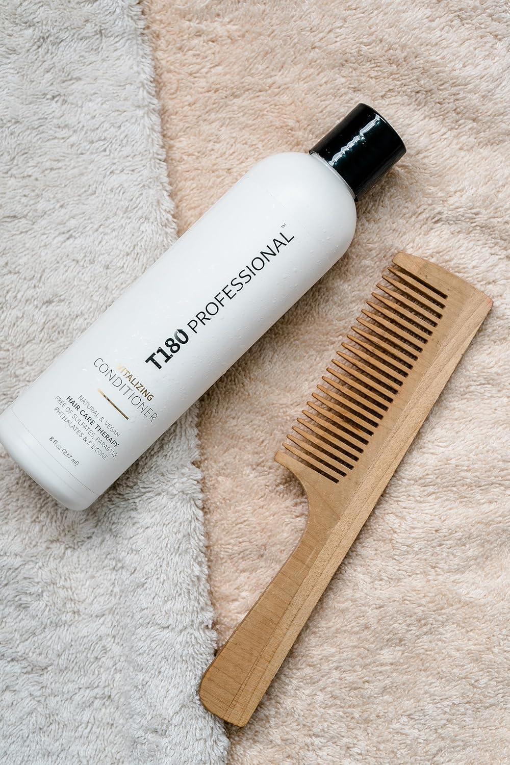Vitalizing Hair Conditioner - Frizz Control & Deep Moisture for All Hair Types - Vegan, Sulfate-Free - 4 fl oz