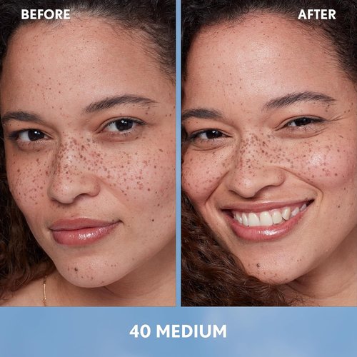 Covergirl Simply Ageless Foundation - Tinted Skincare Makeup Hybrid, 40 Medium, Radiant Finish, 1.0oz