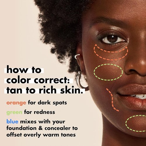 e.l.f. Camo Color Corrector - Hydrating Under-Eye Concealer for Dark Circles | Peach, Infused with Hyaluronic Acid