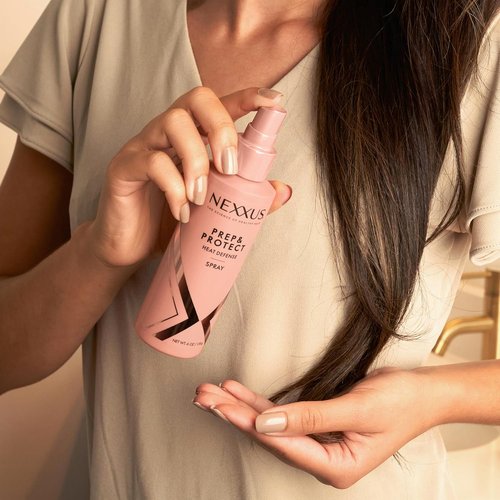 Nexxus Heat Protectant Spray - Nourishing Prep & Protect Formula with Styleprotect Technology | 6 oz
