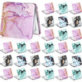 Cindeer 40 Pcs Compact Mirror Bulk Small Purse Portable Pocket Hand Double Sided Magnifying Makeup Mirror Square with 2X 1x Magnification for Girls Woman Mother Travel