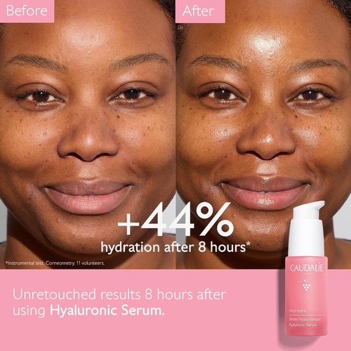 Caudalie VinoHydra Hyaluronic Acid Serum - Hydrating & Soothing Formula | 30 mL, Vegan & Dermatologically Tested