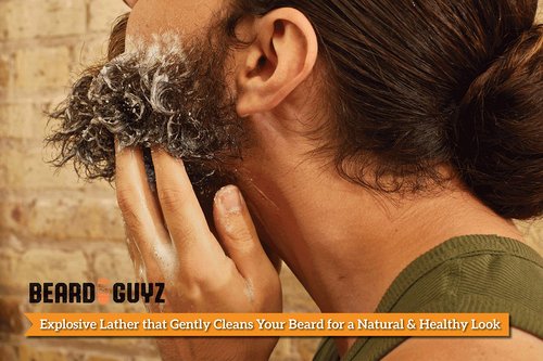 Beard Guyz Beard Wash – Daily Beard Cleanser & Shampoo – Gentle Facial Hair Wash with Argan Oil & Botanic Extracts – Refreshing Citrus Beard Cleanser for Men’s Grooming, 8 oz