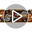 Halloween Jack-O'-Lantern Pumpkin Spooky Table Runner Black 13x72 Inch