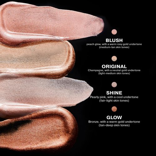 ICONIC LONDON Illuminator | Liquid Highlighting Drops for a Radiant Glow, Cruelty-Free, Vegan Makeup, Original (Champagne Shimmer) 0.45 Fl oz