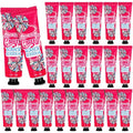 Dansib 24 Pcs Cheer Team Hand Cream Bulk Small Galentines Valentines Day Gifts for Women Friends Cheerleader Goodie Bag Stuffers Mini Cheerleading Lotion Homecoming Season Party Favors(Pink)