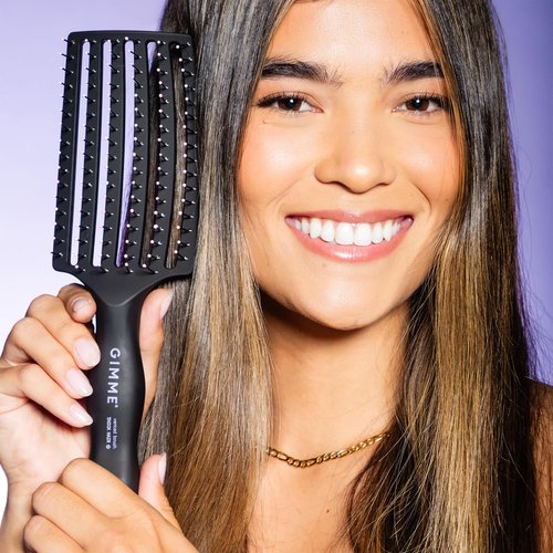 Gimme Beauty Vented Detangling Brush - Quick-Dry, Heat-Resistant Design for Healthy Hair - Ideal for Thick or Thin Locks