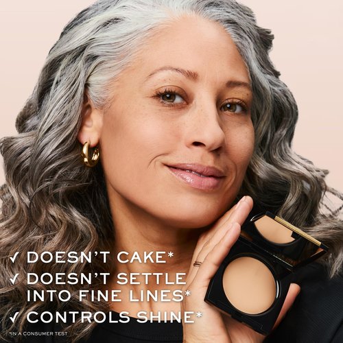 Lancôme Dual Finish Powder Foundation - Natural Finish, Sheer-to-Full Coverage, Longwear Powder Foundation, Controls Shine - 220 Buff II Cool
