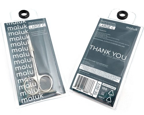 Professional Cuticle Scissors Maluk Curved