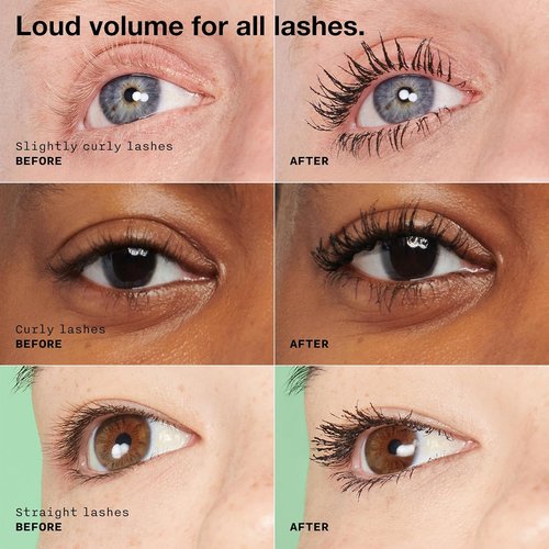 Clinique High Impact High-Fi Full Volume Mascara - Non-Clumping, Smudge-Proof, Safe for Sensitive Eyes | Black/Brown