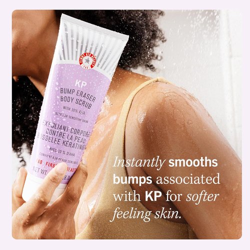 **KP Bump Eraser Body Scrub & Ingrown Hair Pads Duo by Jumbo Body | Exfoliating Treatment for Keratosis Pilaris (10 oz Scrub, 60 Ct Pads)**