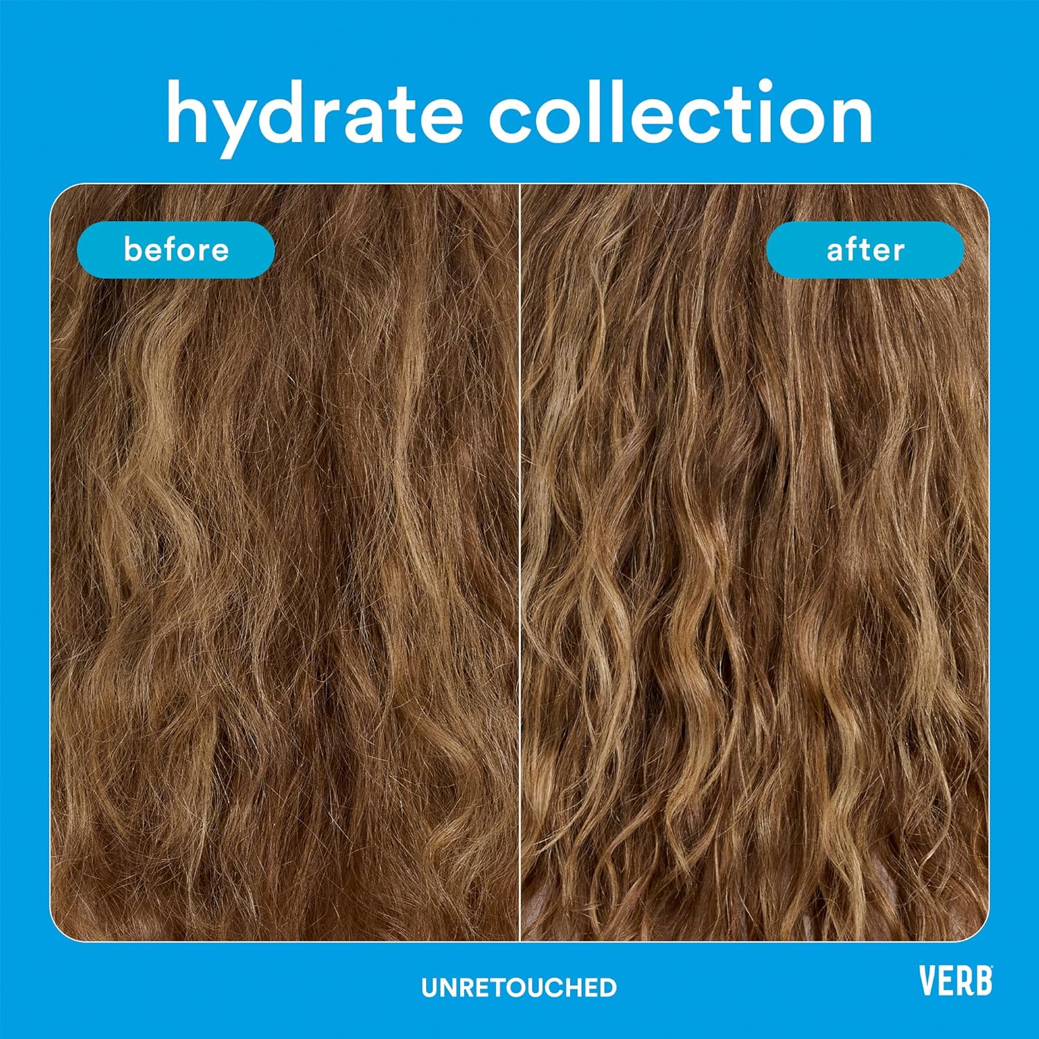 VERB Hydrate Oil - Moisturizing Shine Booster - Smooths Frizz & Protects Heat - Amber + Warm Jasmine Scent